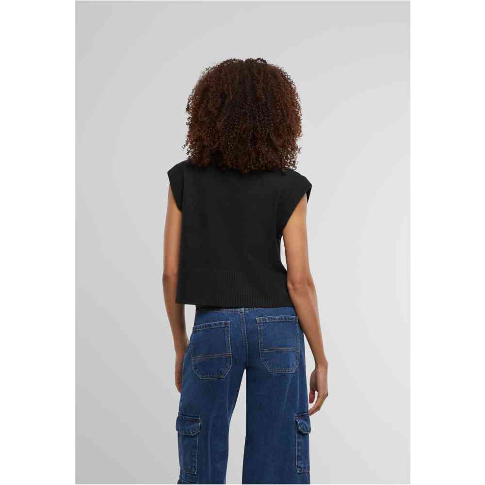 Urban Classics - Soft Knit Pullunder Ärmelloses Top - Schwarz